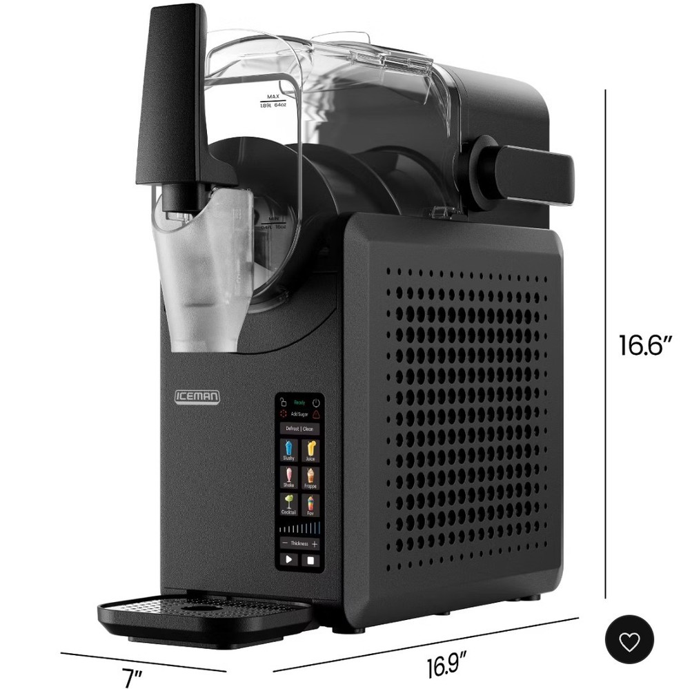 Iceman Slush-Ease Max Slushy Maker with Touch Controls and 5 Functions