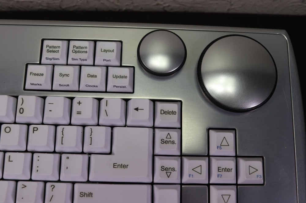 PGM Systems Silver / Aluminum Keyboard KC8001 W/ Working Knobs