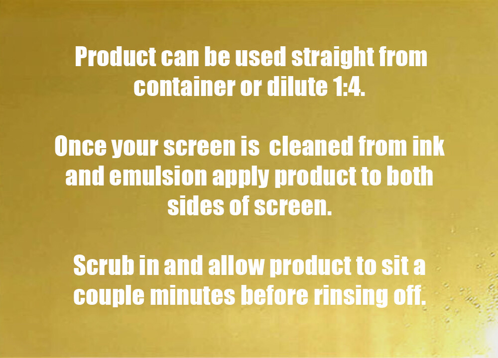 Ecotex® Degreaser For Screen Printing Mesh - All Sizes