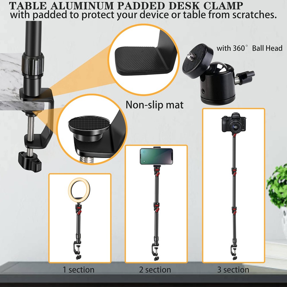 DImotliyor Overhead Camera Mount Desk Stand, Rig