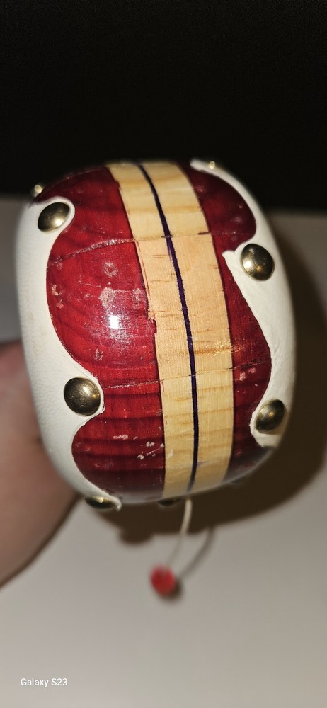 Decorative Mexican Spinning Drum/Monkey Drum 7.5"