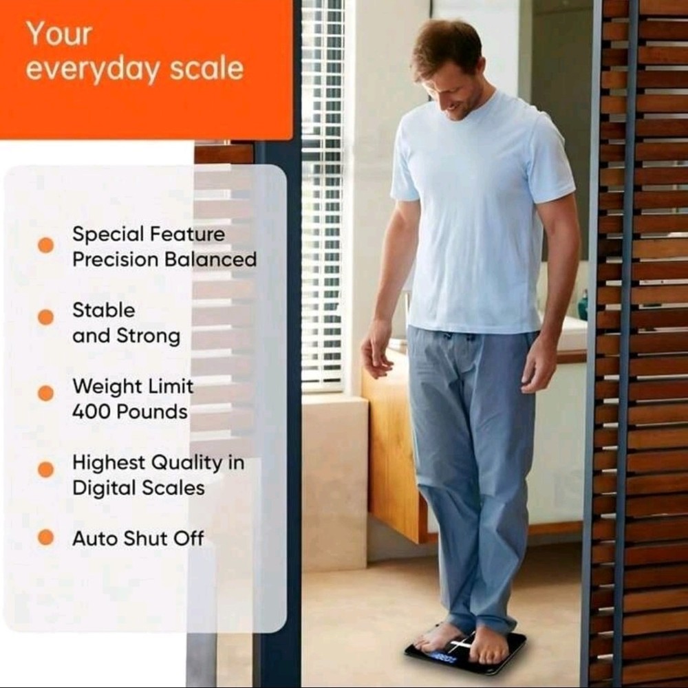 Multi-Function Smart Body Fat And Weight Scale, Bathroom Digital Scale