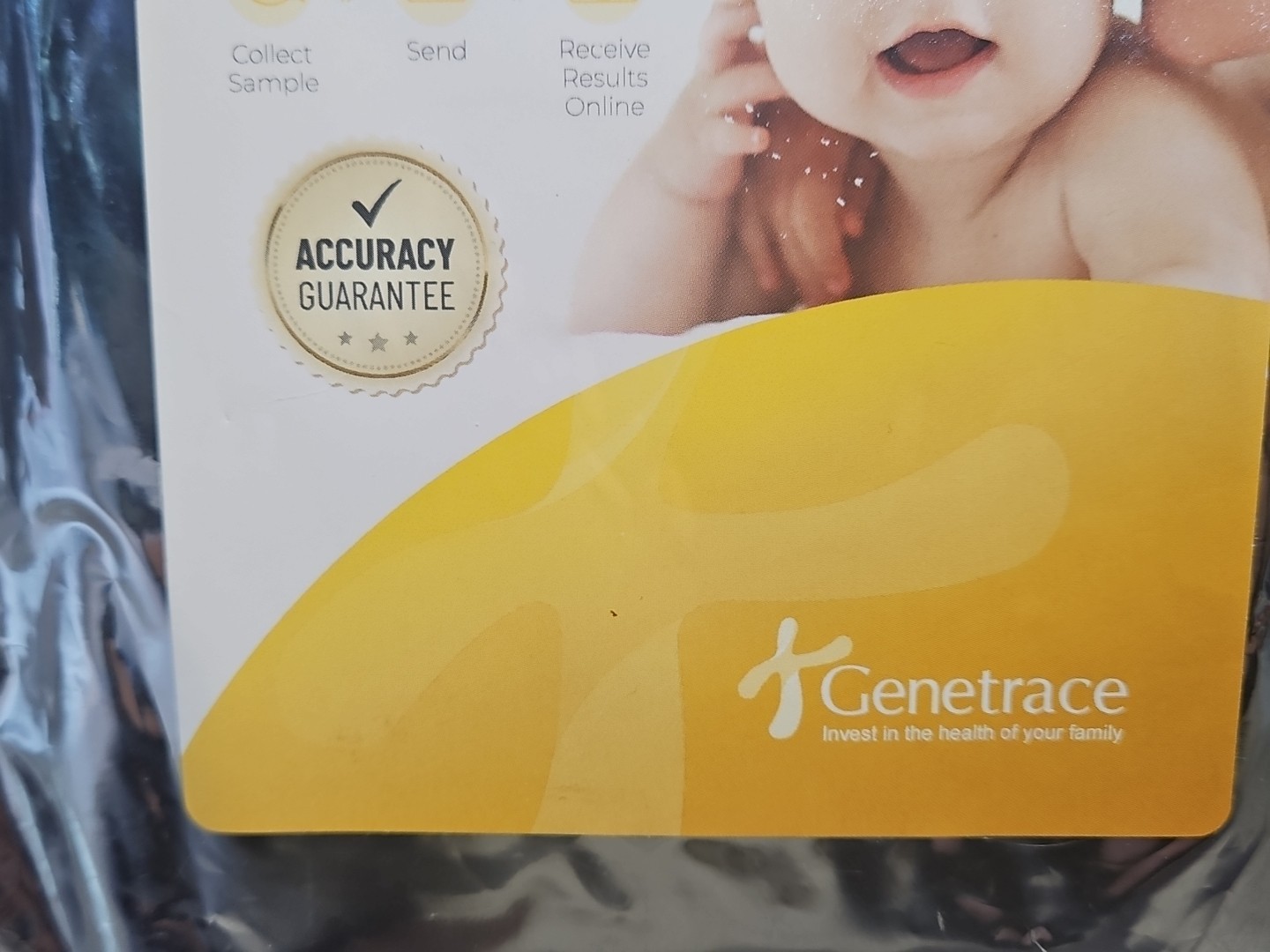 Genetrace DNA Sibling Test - at-Home Collection Kit for Full & Half Siblings