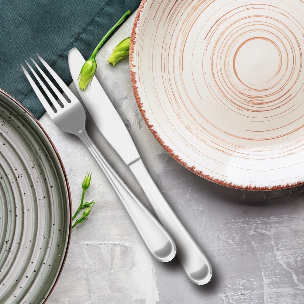 Clark – 20 Piece Flatware Set, Service for 4, One Size, Silver