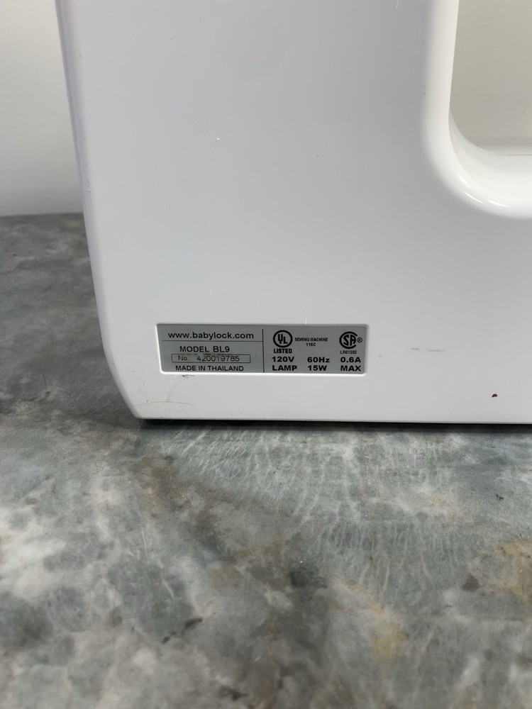 Baby Lock BL9 Sewing Machine TESTED WORKING