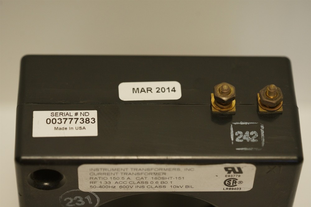 Instrument Transformers 180SHT-151 Current Transformer , Ration 150:5