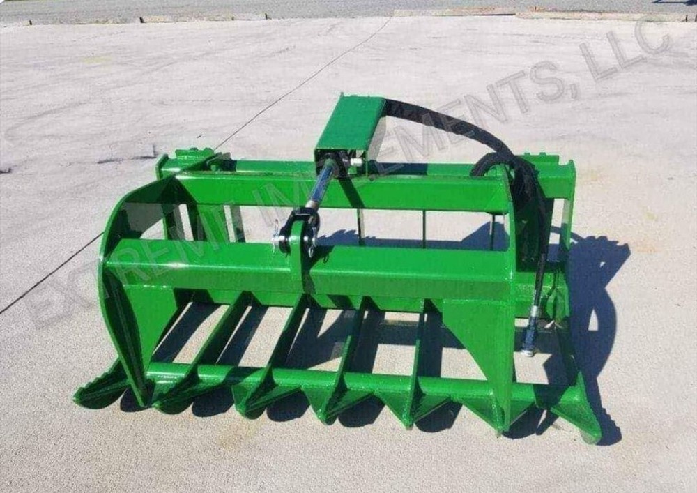 48" Root Rake Grapple Fits John Deere Compact Tractor Loader MODELS 100-500