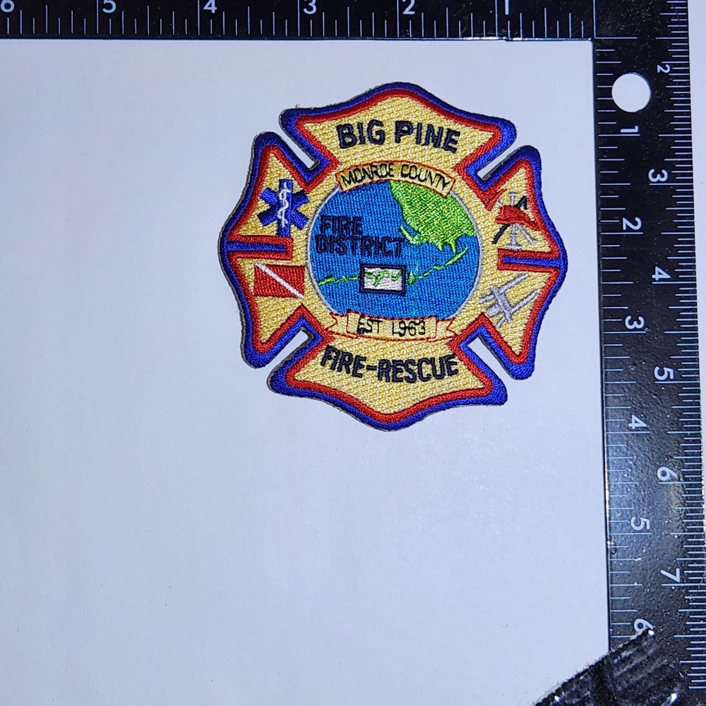 Big Pine Fire Department Patch. Great Condition!