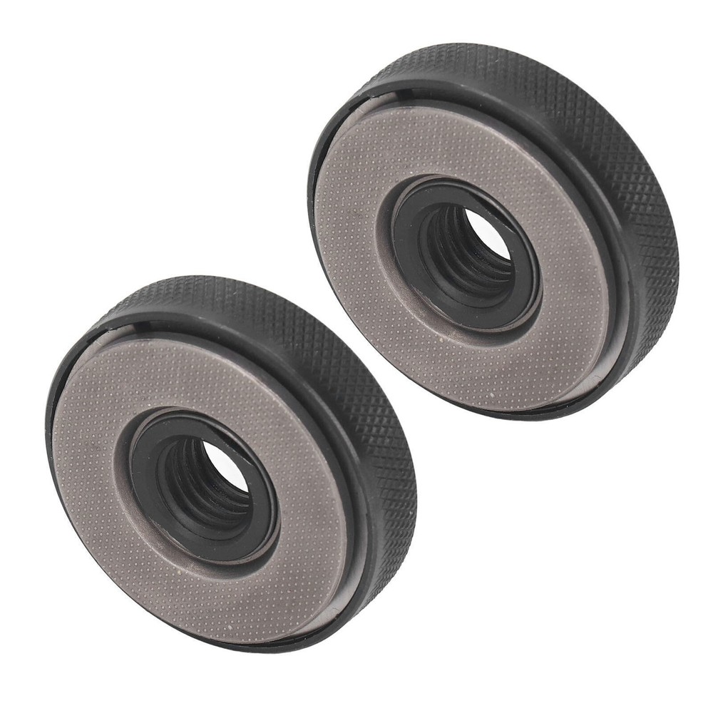 2PCS Angle Grinder Flange Nuts M14 Female Thread 47mm Diameter Quick Release