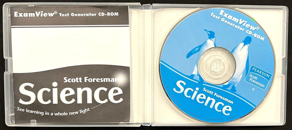 1st Grade - SCIENCE - EXAMVIEW Test Generator CD-ROM (2006, Scott Foresman)