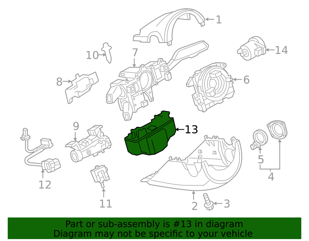 Genuine Audi Controller 5K0-905-861-D