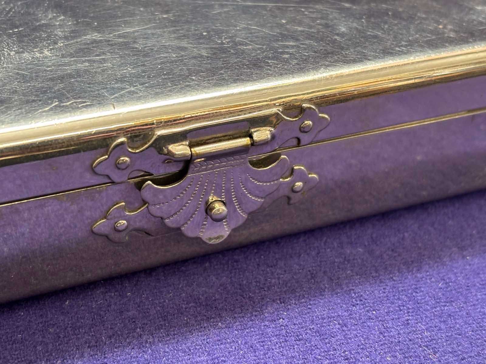 ANTIQUE VINTAGE ART DECO STEEL BOX ACUPUNCTURE KIT DISPLAY ONLY OLD ESTATE FIND