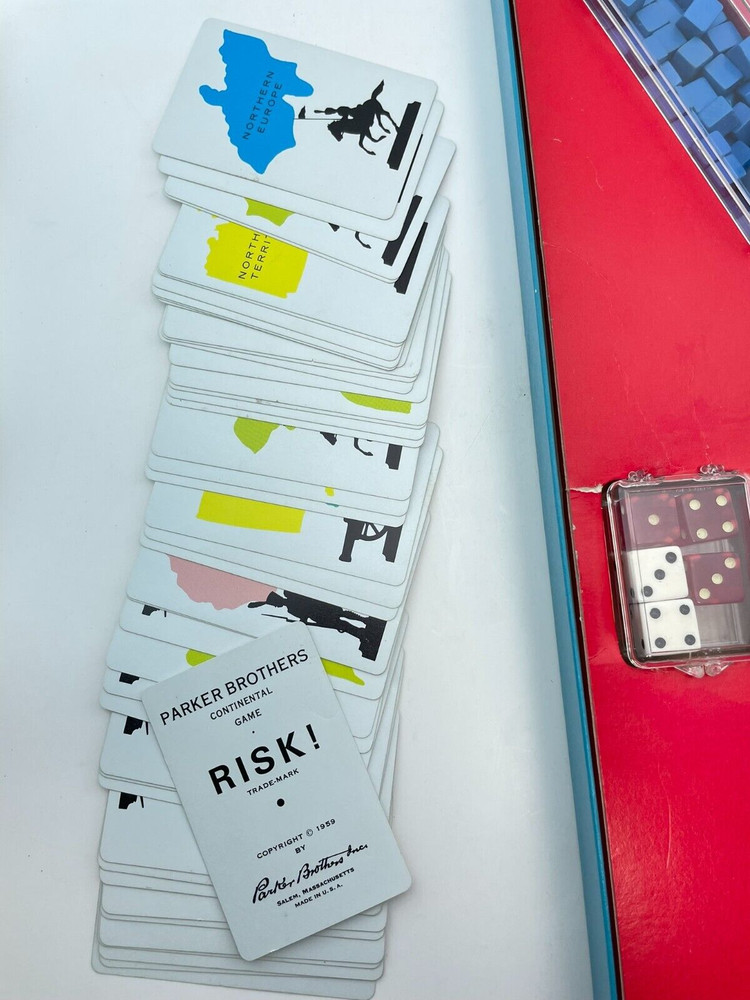 Risk Board Game 1959 Complete VGC
