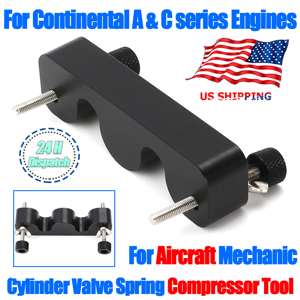 Cylinder Valve Spring Compressor Tool For Aircraft Mechanic Continental A & C