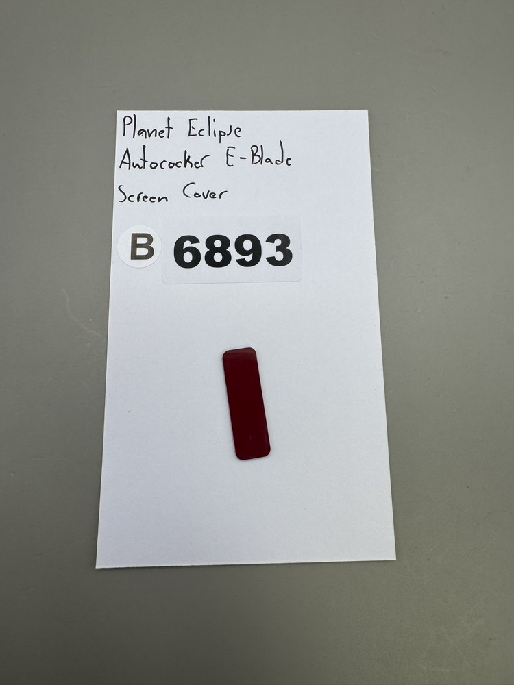 Planet Eclipse Autococker E-Blade Screen Cover Red