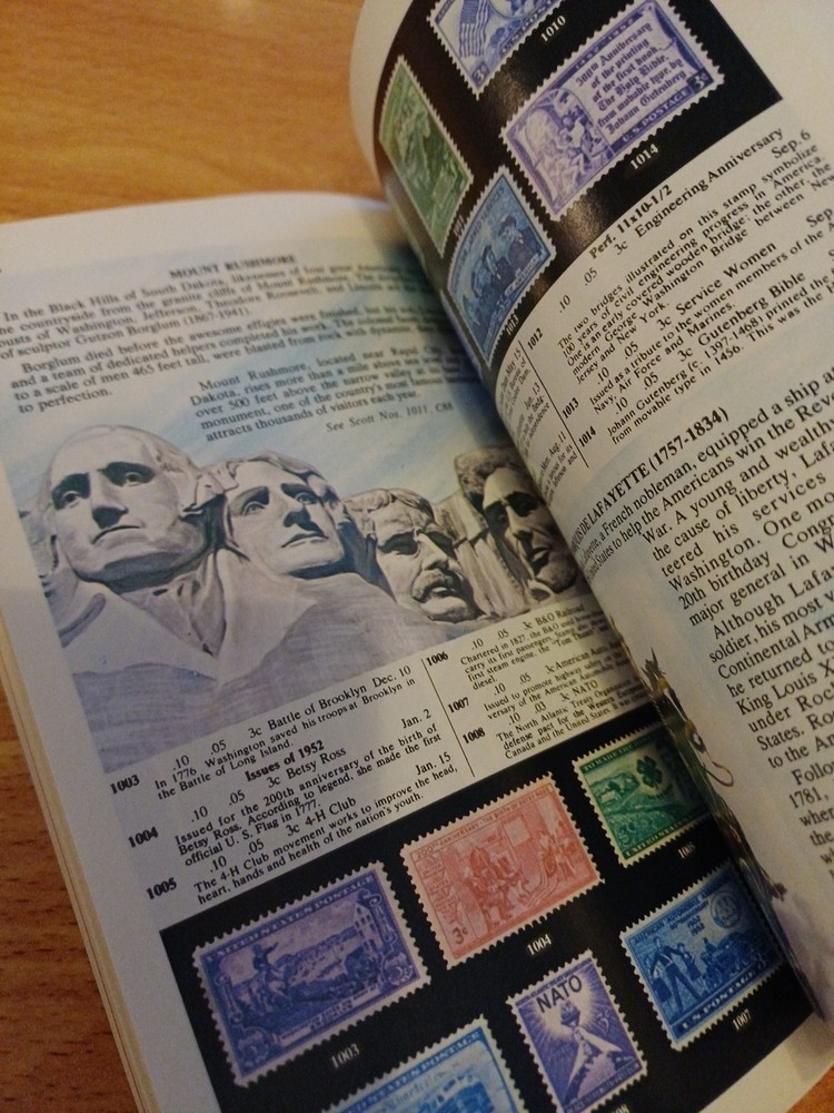 Stamps & Stories 1975 US Postage Stamp Value Book History Told In Stamps BOOK