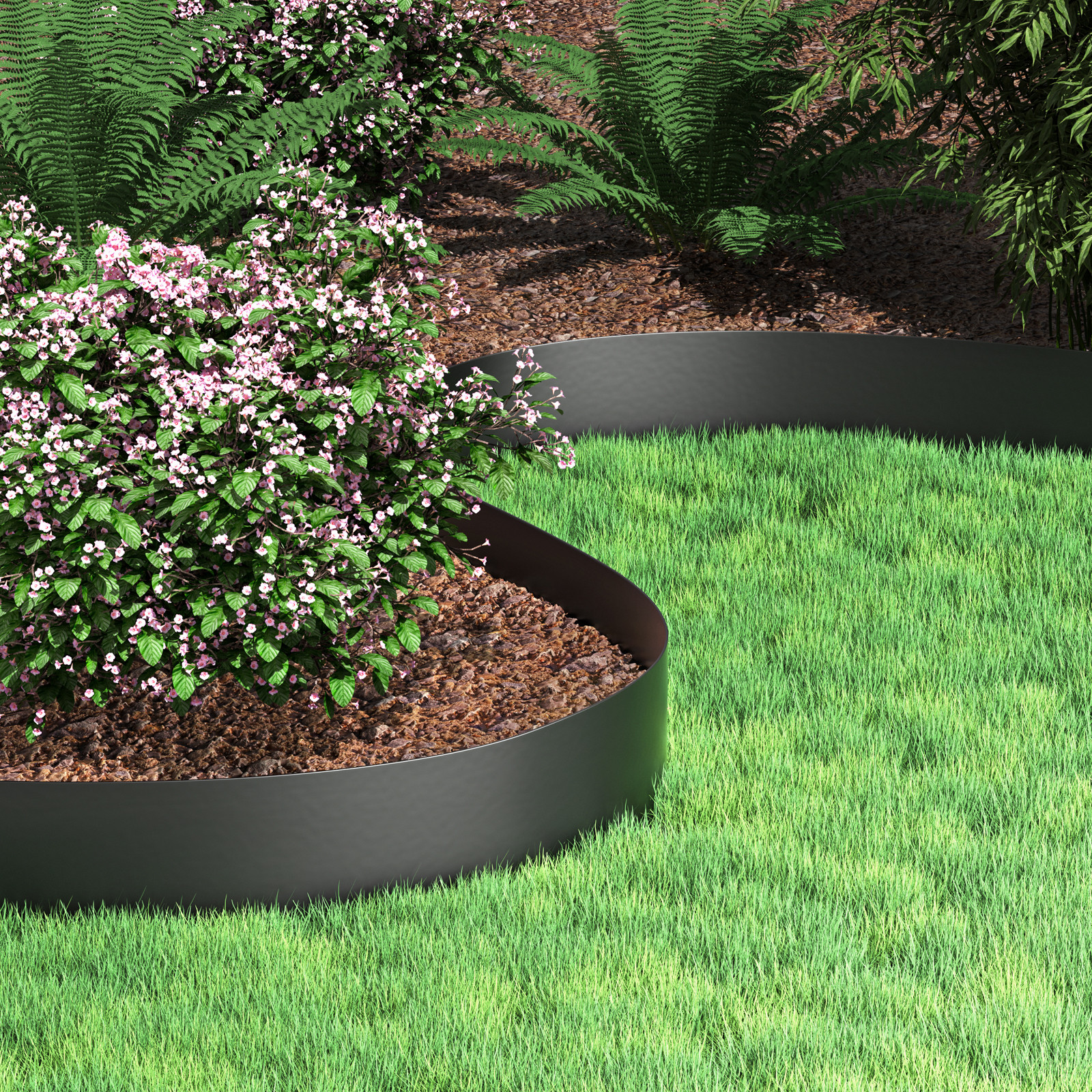 VEVOR Landscape Edging Terrace Board 60 ft Length 10 inch Depth Lawn Garden