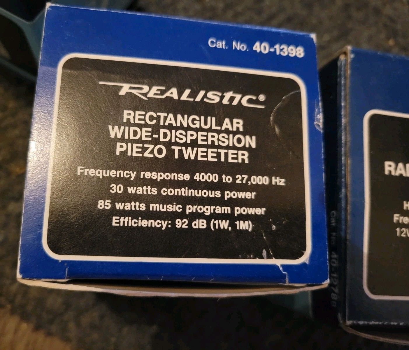 Lot NOS Radio Shack Radial Horn Tweeter High Efficiency Tweeter Horn Super Dome