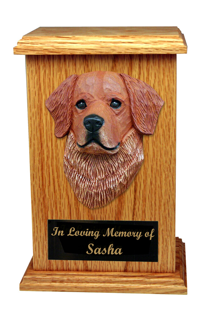 Golden Retriever Memorial Urn