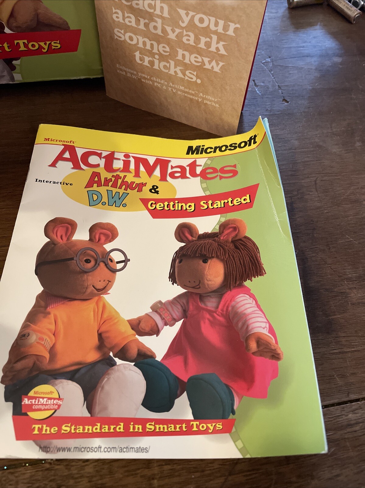 1998 Microsoft Actimates ARTHUR Interactive Talking Plush Toy 22”, Tested