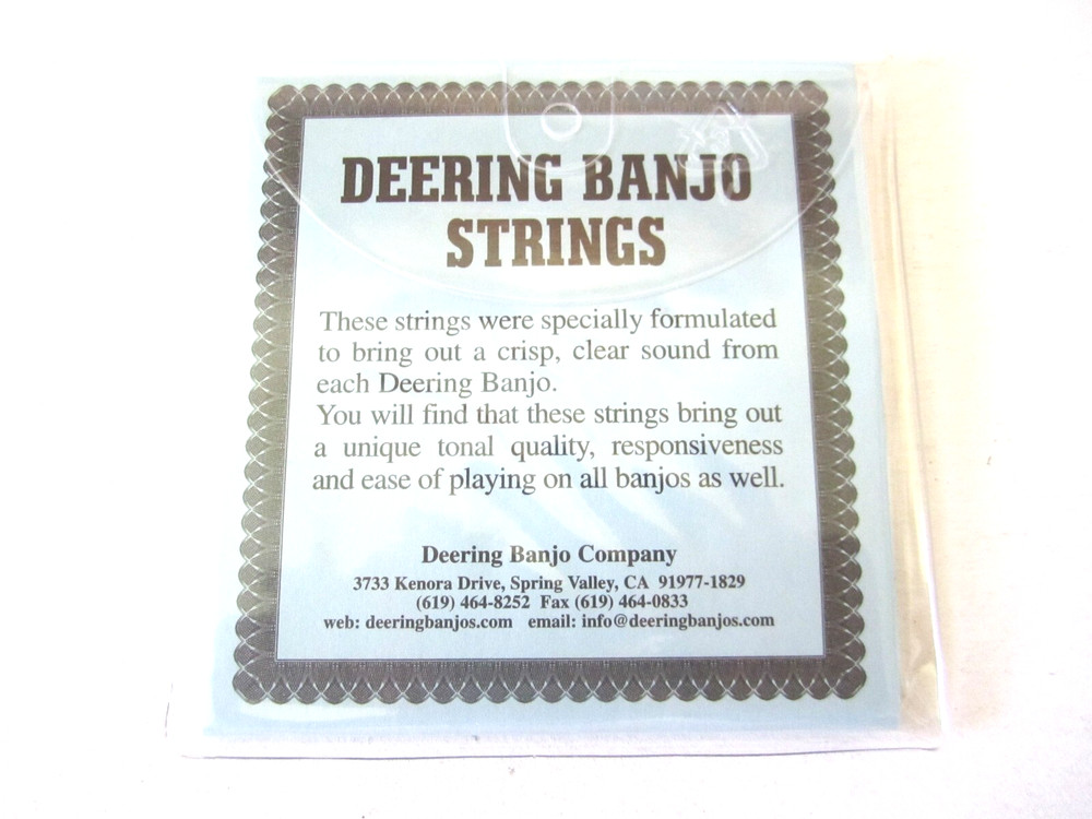 Deering 5 String Banjo Strings (Medium Gauge)