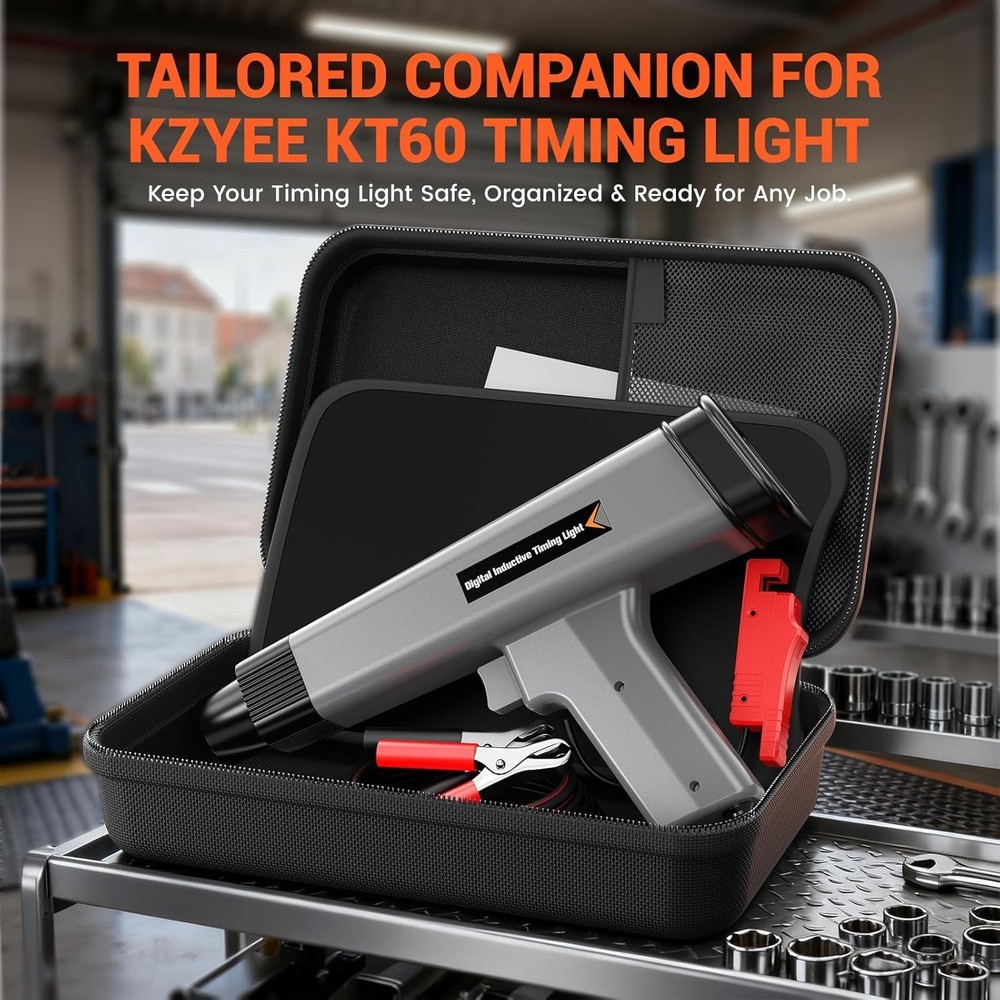 Timing Light Protective Case for KT60 / KT80 – EVA Hard Storage Case Designed...