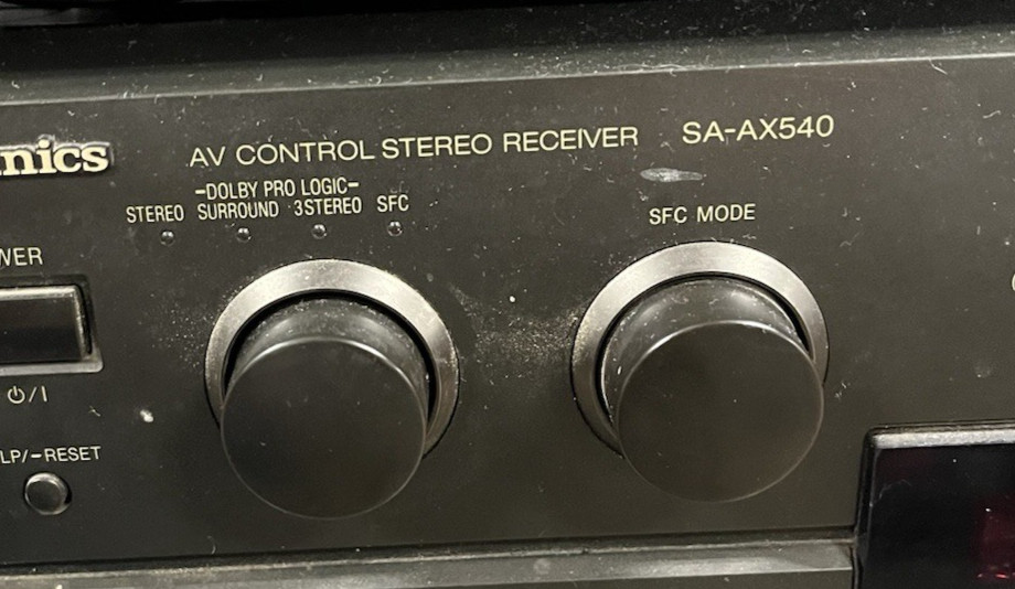 Replacement Knob Technics SA-AX540 Stereo Receiver, Input / SFC / Dolby Logic