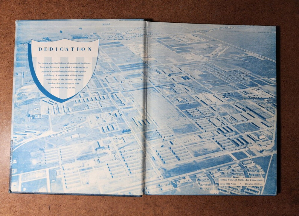 1954 Parks Air Force Base California 3275th Basic Training Recruit Yearbook