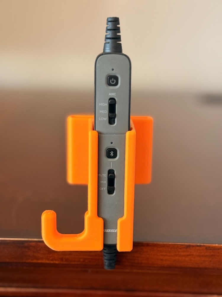 Bose Proflight Headset and Controller holder mount for Airbus