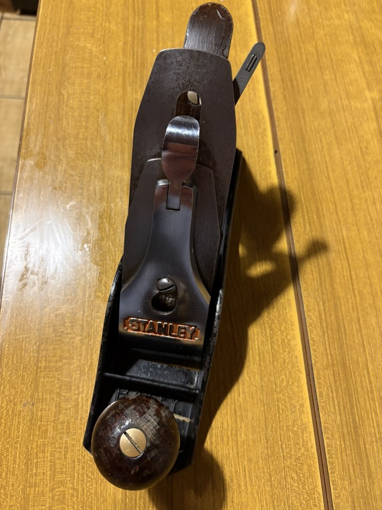 Vintage Stanley Bailey No 4 Wood plane Smooth Bottom