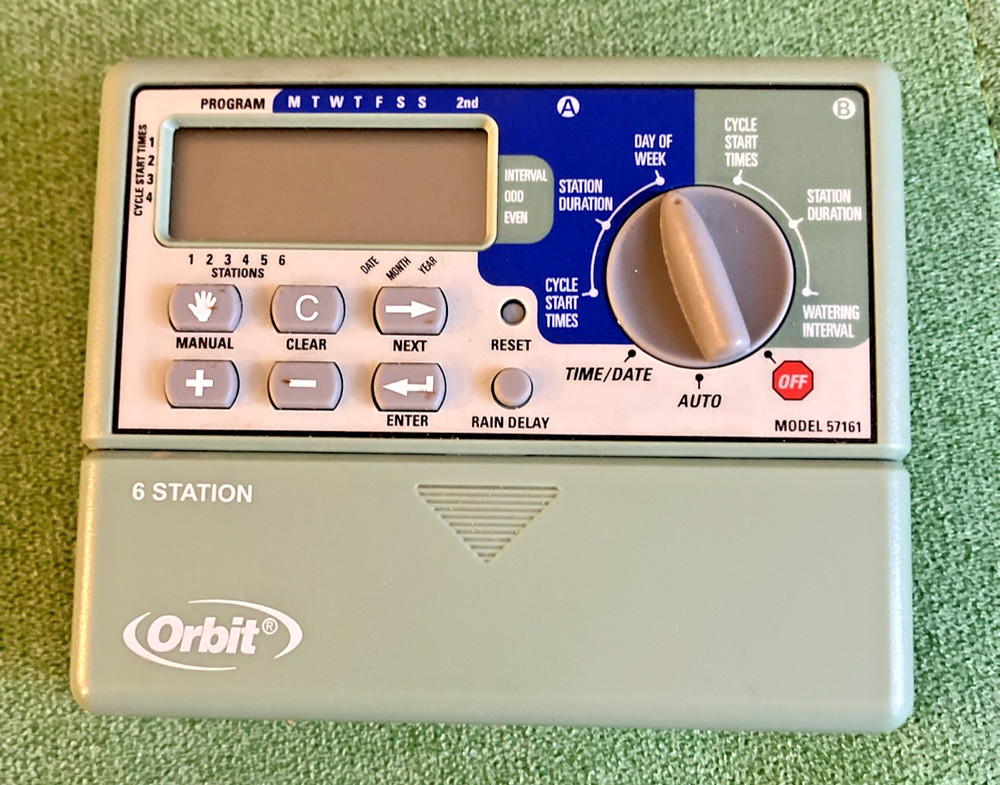 Orbit WaterMaster 6-Station 57161 Outdoor/Indoor Programable Sprinkler Timer