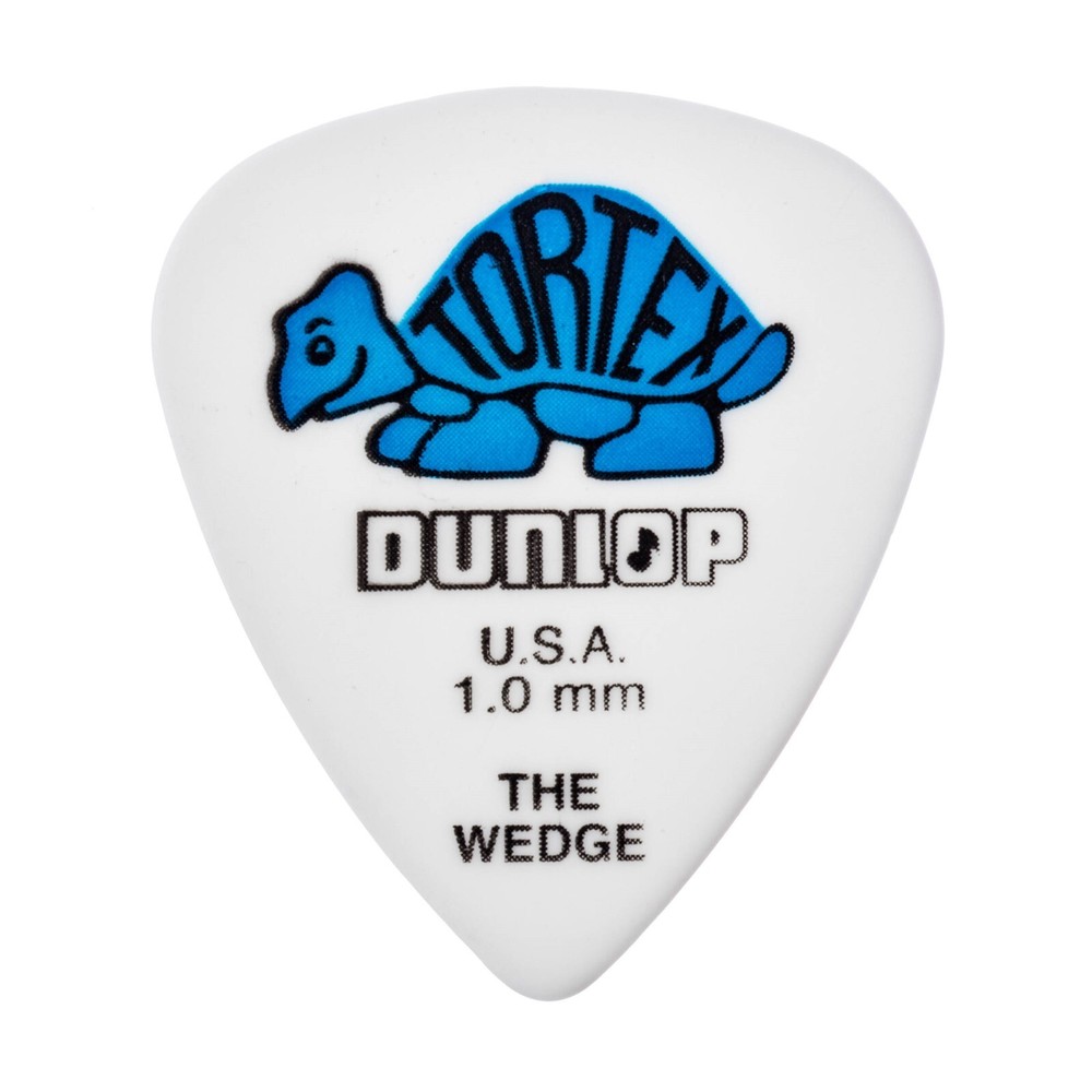 Dunlop Guitar Picks 72 Pack Tortex Wedge 1.0mm 424R1.0