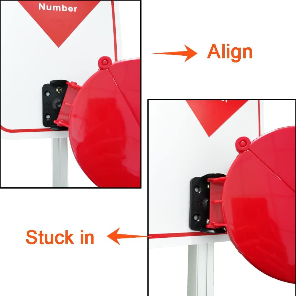Number Ticket Dispenser with Stand & 2000 Tickets for Queue Management System