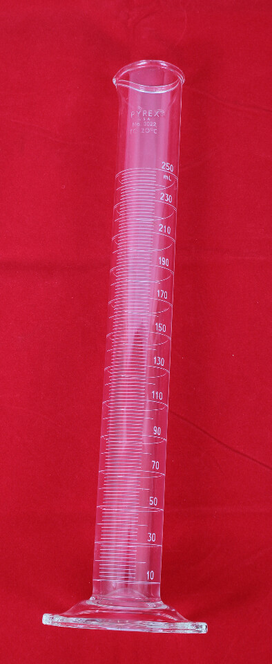 Glass 250mL Graduated Cylinder