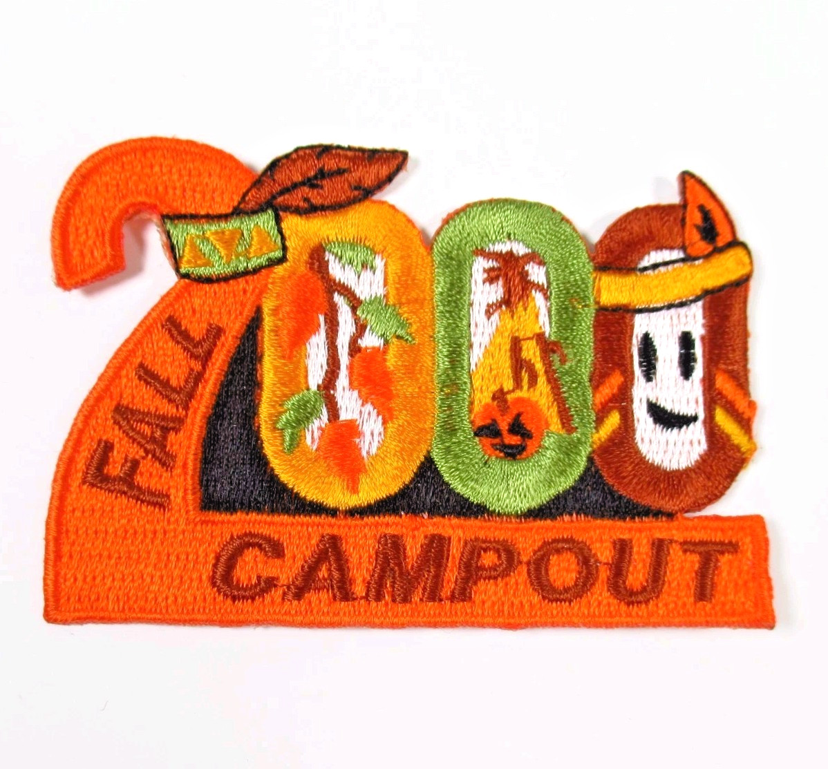 YMCA Indian Guides Fall Campout 2000 Patch Vintage Embroidered Sew On