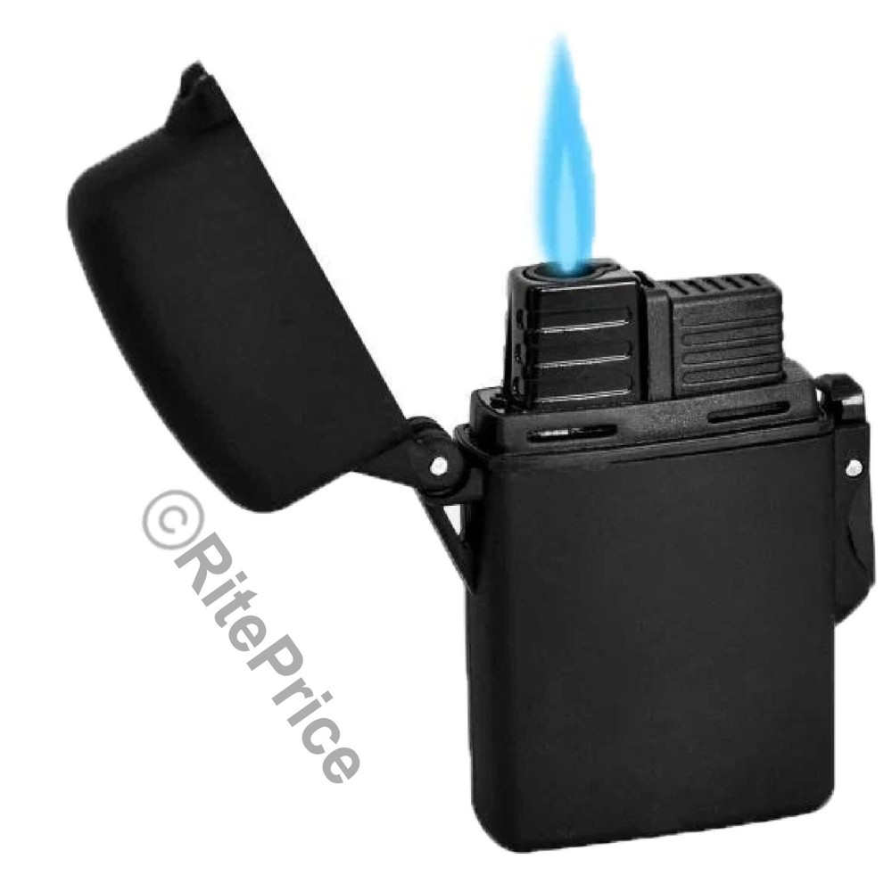 Eagle Classic Refillable Square Single Flame Torch Cigar Lighters PT113 (3 Pack)