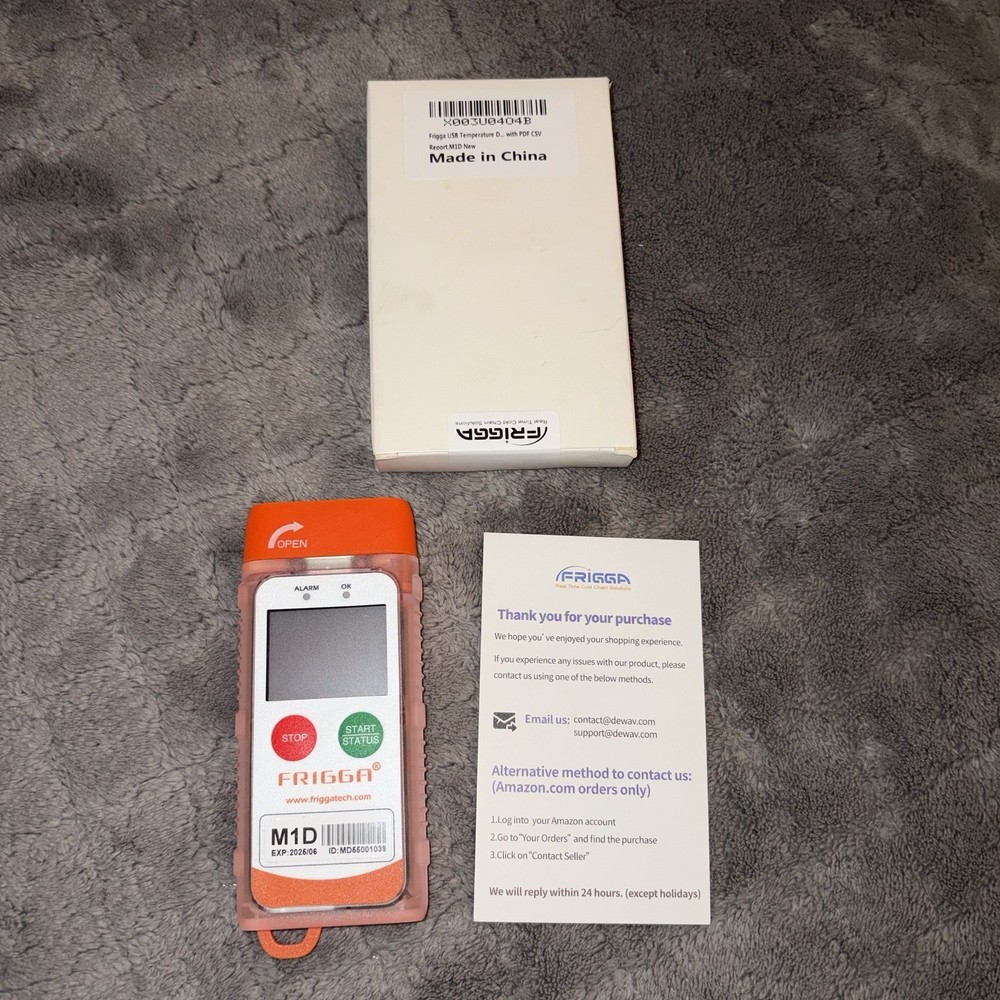 Frigga M1D Reusable Temperature Data Logger Multi-Use USB Digital Recorder 2025