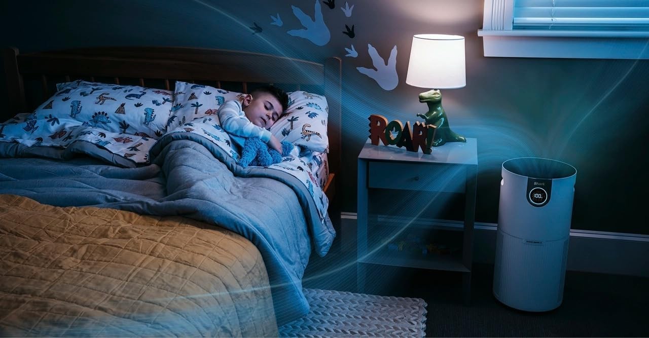 Shark R-UA205 Nanoseal HEPA Air Purifier,1350 Sq.Ft.,White-Certified Refurbished