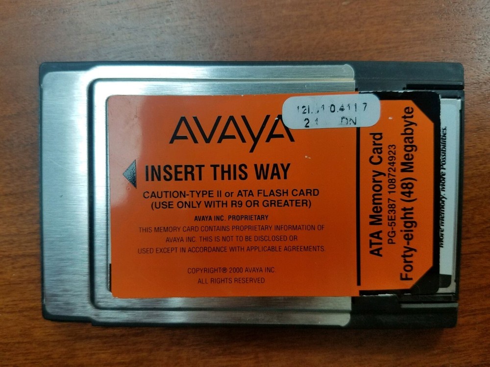 Avaya ATA Memory Card 48 MB (108724923)