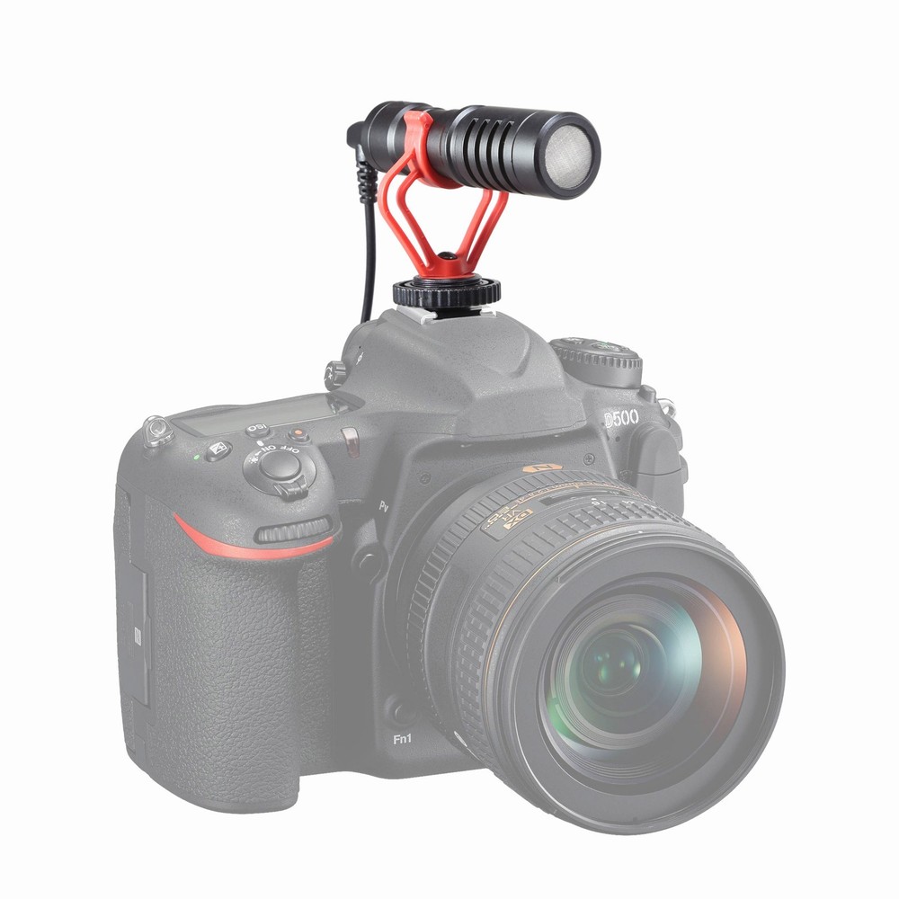 Vidpro XM-CM Compact Micro Video Microphone with Integrated Shock Mount