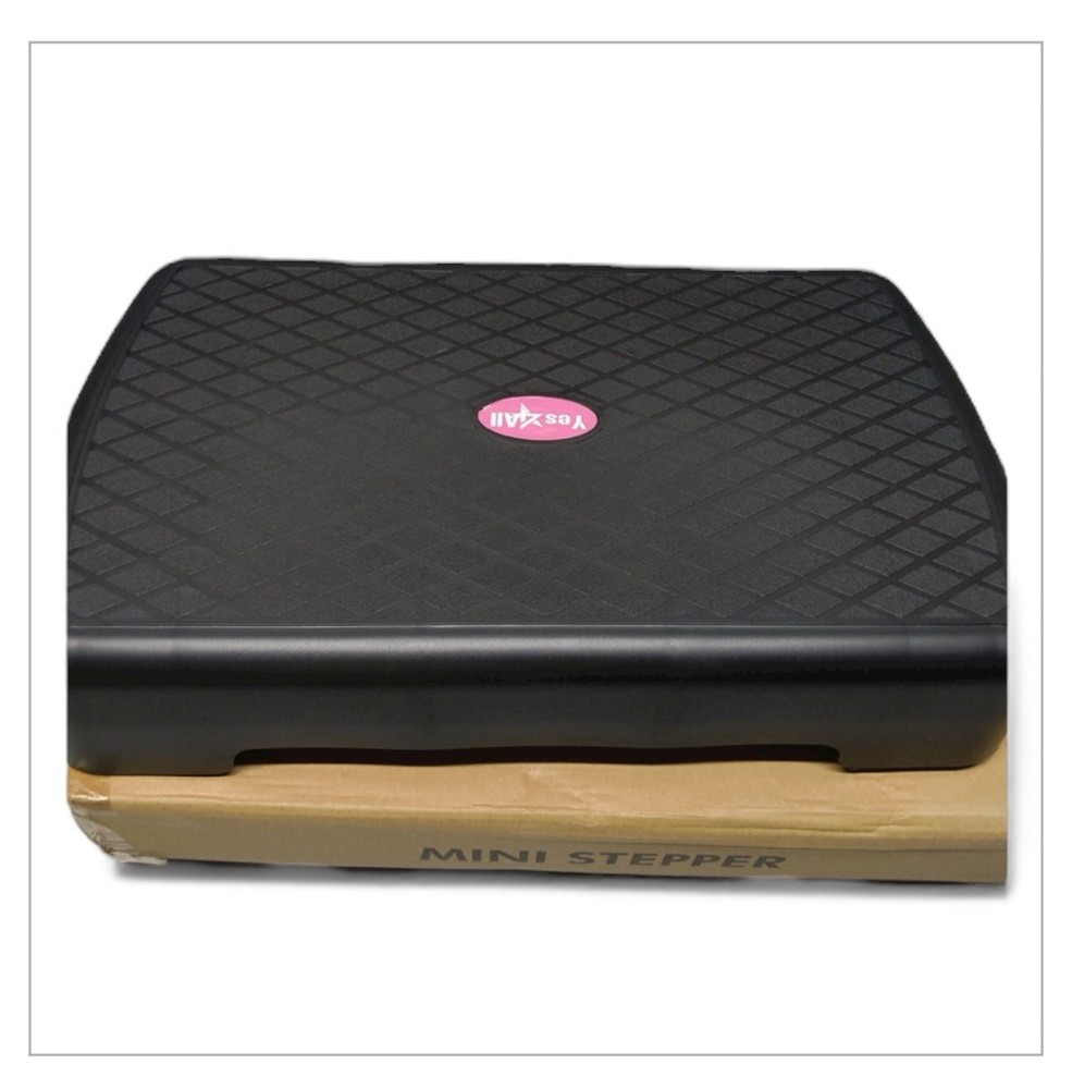 Aerobic Exercise Step Platform – Adjustable from 3" to 5.1", 2 Risers