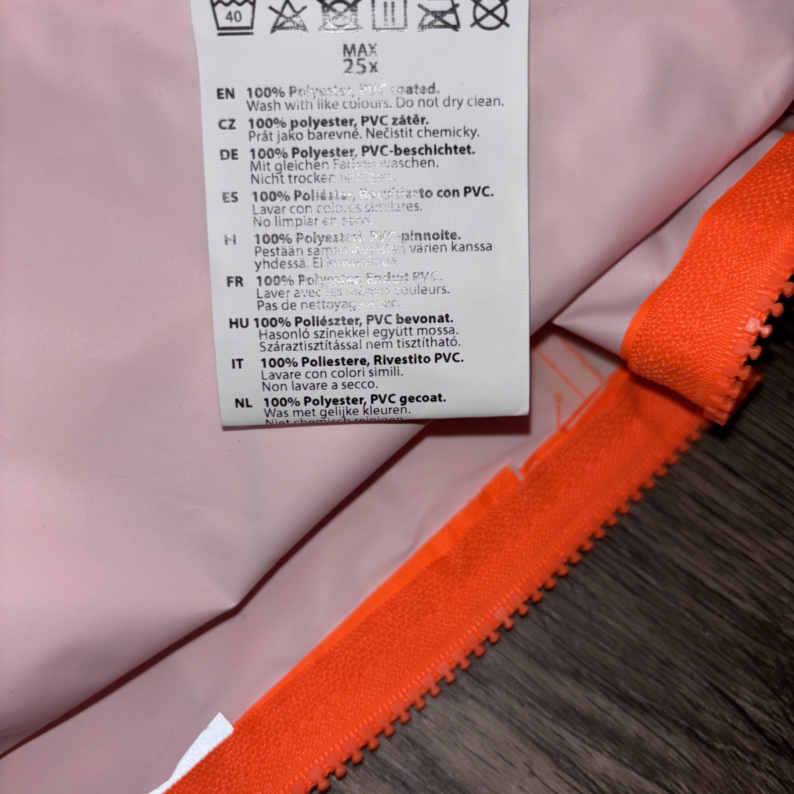 Portwest UH440 Hi-Vis Orange Rain Jacket XL Reflective Work Safety Logo