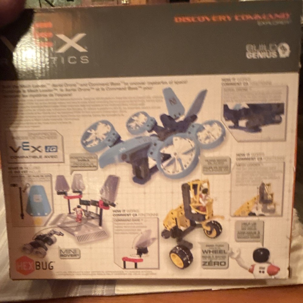 HEXBUG VEX Robotics Discovery Command Explorer STEM Kit 225+ Pieces