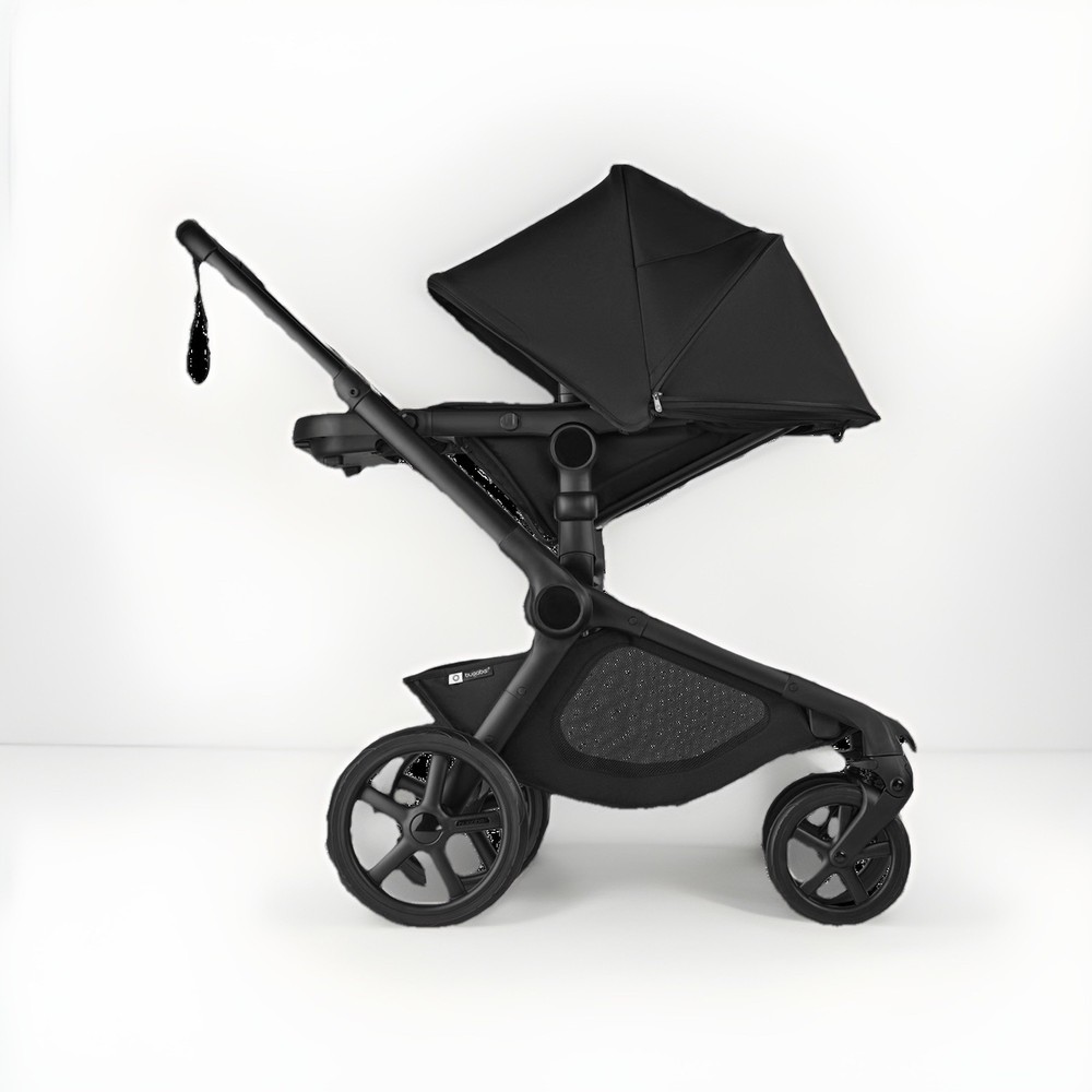 Bugaboo Kangaroo - Single to Double Full-Size Stroller - Midnight Black