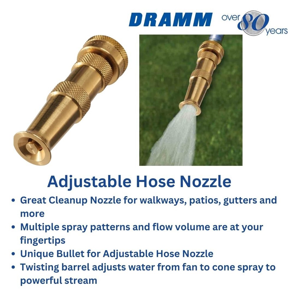 Dramm Hose Nozzle and Sweeper