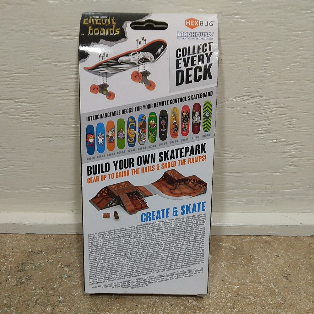 HEXBUG Tony Hawk Circuit Boards Tri Pack Interchangeable Decks Remote Control