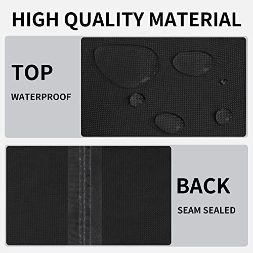 Outdoor Fire Pit Cover, Waterproof & Weatherproof Cover Round/Square/Rectangular