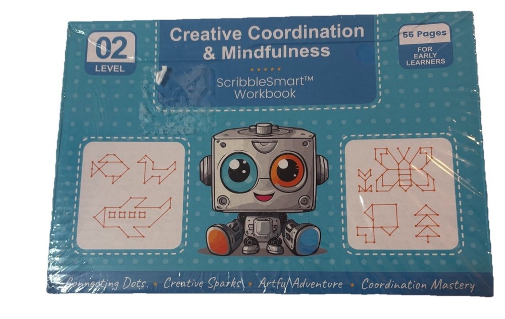 Scribble Smart Workbook Level 02 Creative Coordination & Mindfulness NEW Sealed
