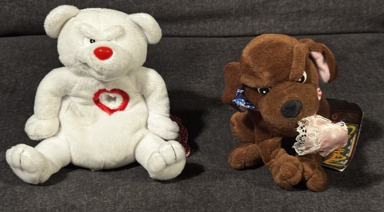 NEW Lot x17 Meanies Stuffed Beanie Plush Series 1 /2/INfamous NWT Rare