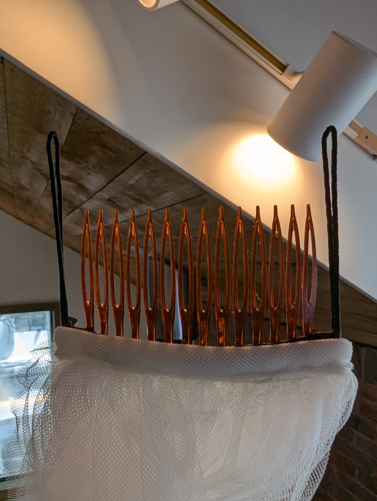 PRONOVIAS WEDDING VEIL – 108" (CATHEDRAL) – PURCHASED/MADE IN SPAIN – WORN ONCE!